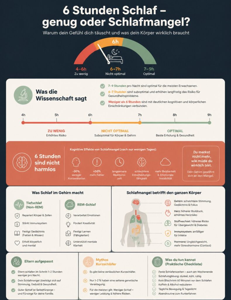 Schlafmangel Infographik - naira Coaching