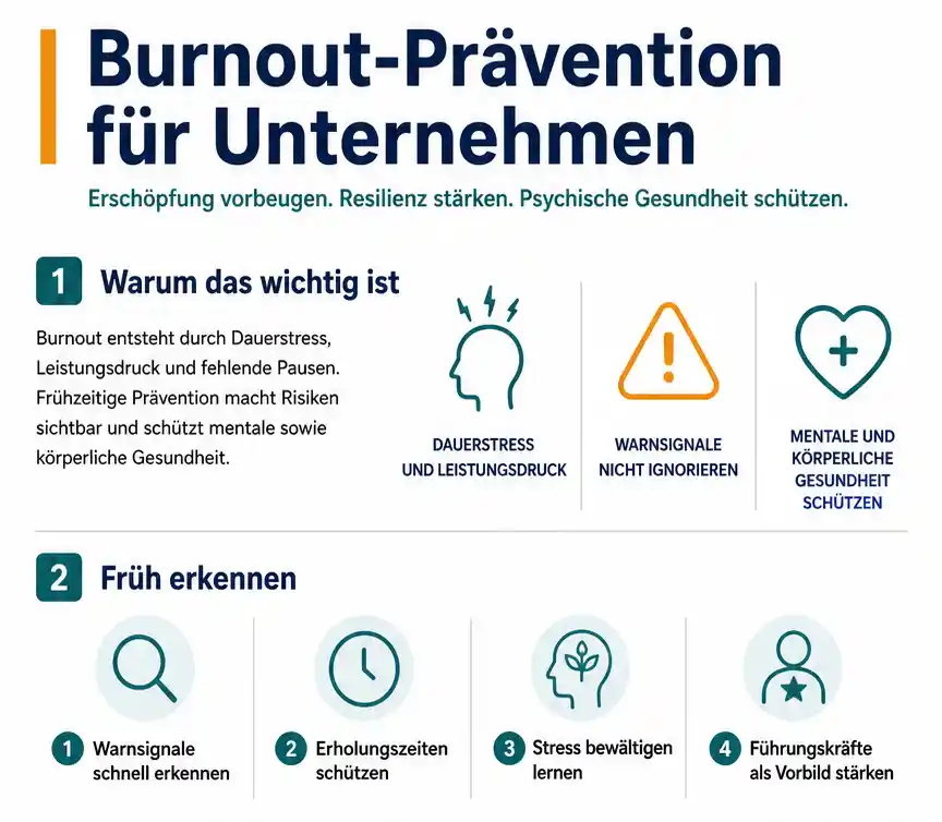Burnout Prävention Workshop für Unternehmen